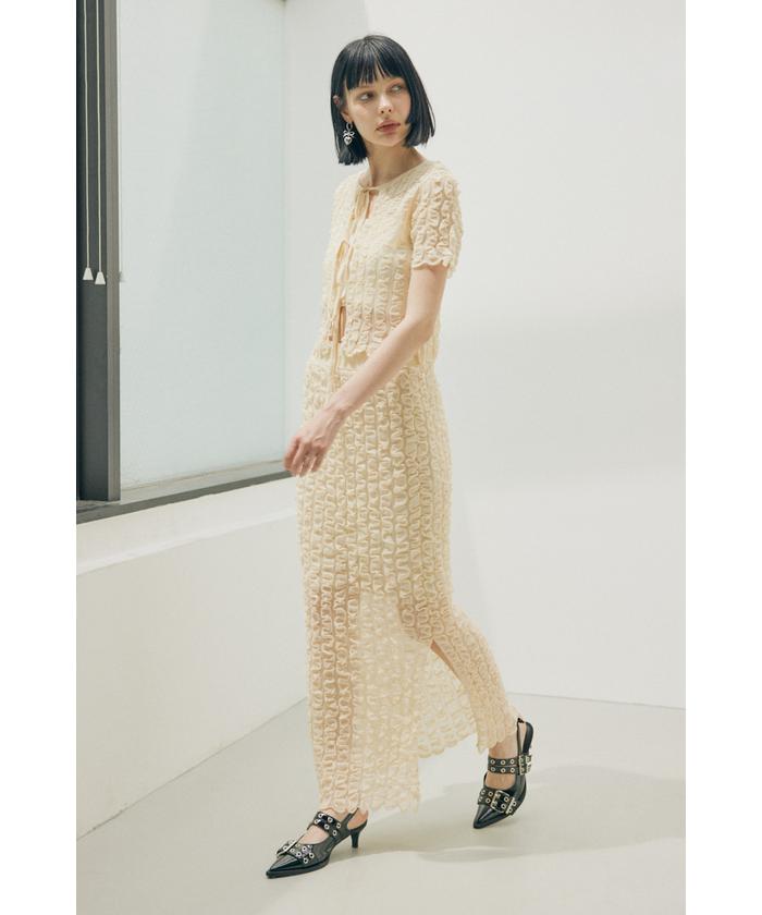 セール 20%OFF】SHEER スカート(506616107) | スライ(SLY) - d