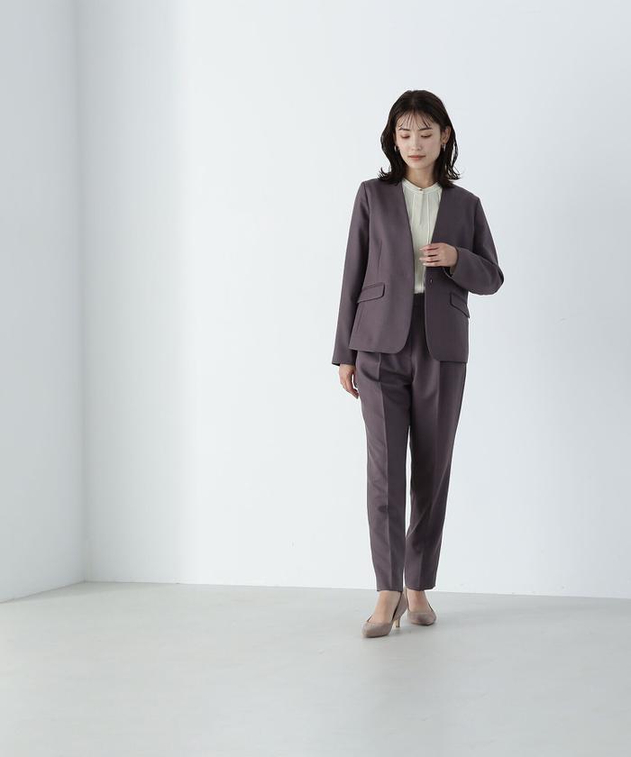 パウダーツイル SETUP テーパードパンツ 24AW(506616235