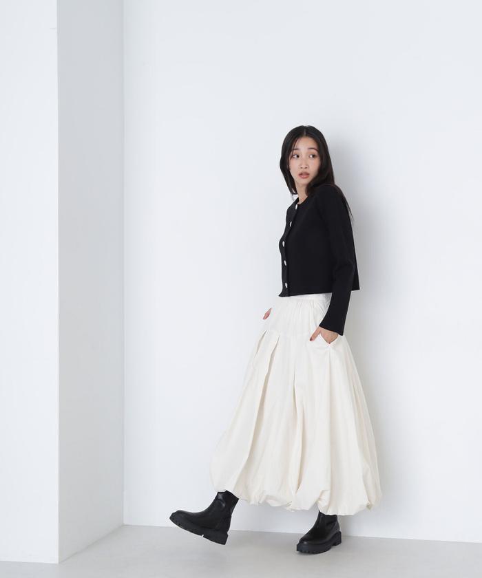 ハートボタンニットジャケット 24AW(506616255) | ナチュラル