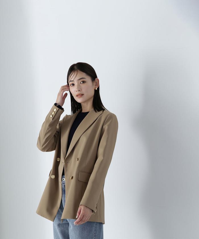 ダブルブレストボクシージャケット 24AW(506514602 ダブルブレストボクシージャケット 24AW(506514602