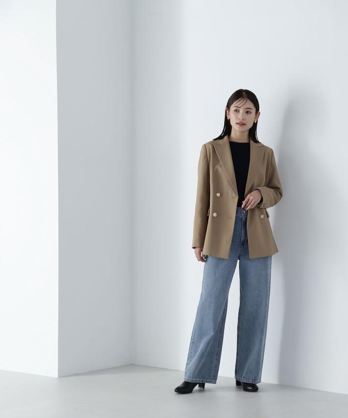 ダブルブレストボクシージャケット 24AW(506514602 ダブルブレストボクシージャケット 24AW(506514602