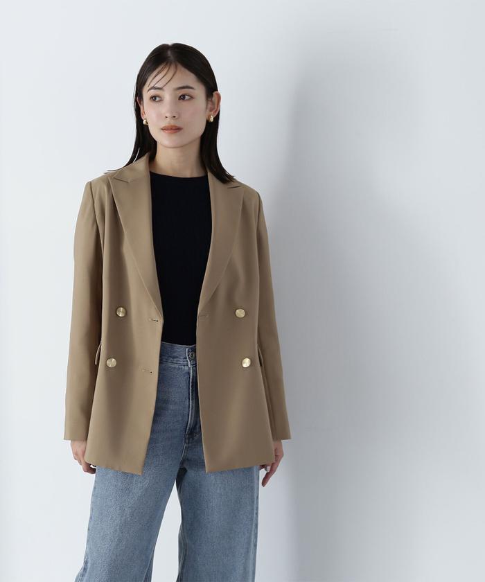 ダブルブレストボクシージャケット 24AW(506514602 ダブルブレストボクシージャケット 24AW(506514602