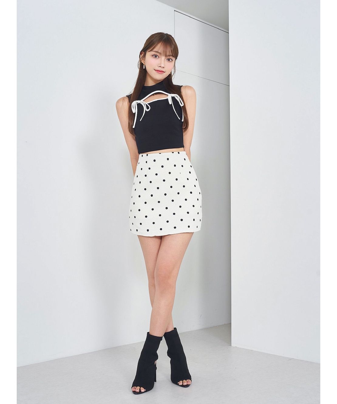 ダーリッチ オープンリボンTシャツ ダーリッチ Darich オープンリボンTシャツ （ホワイト