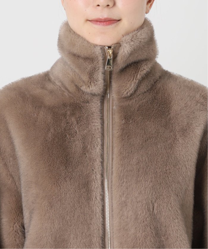 LOU ANDREA/ルーアンドレア ECO-FUR BZ エコファーブルゾン LOU ANDREA/ルーアンドレア ECO-FUR BZ エコファーブルゾン
