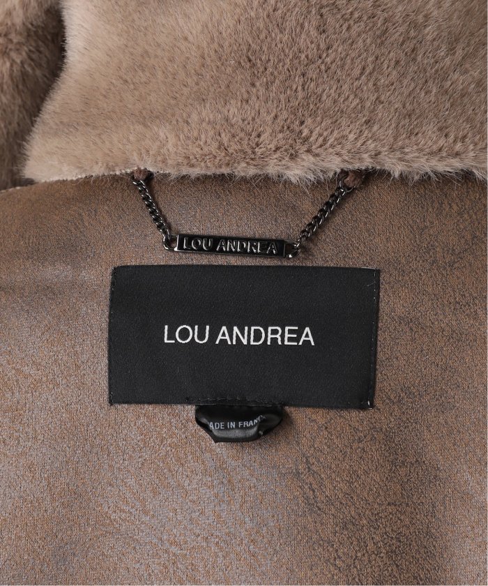 LOU ANDREA/ルーアンドレア ECO-FUR BZ エコファーブルゾン LOU ANDREA/ルーアンドレア ECO-FUR BZ エコファーブルゾン