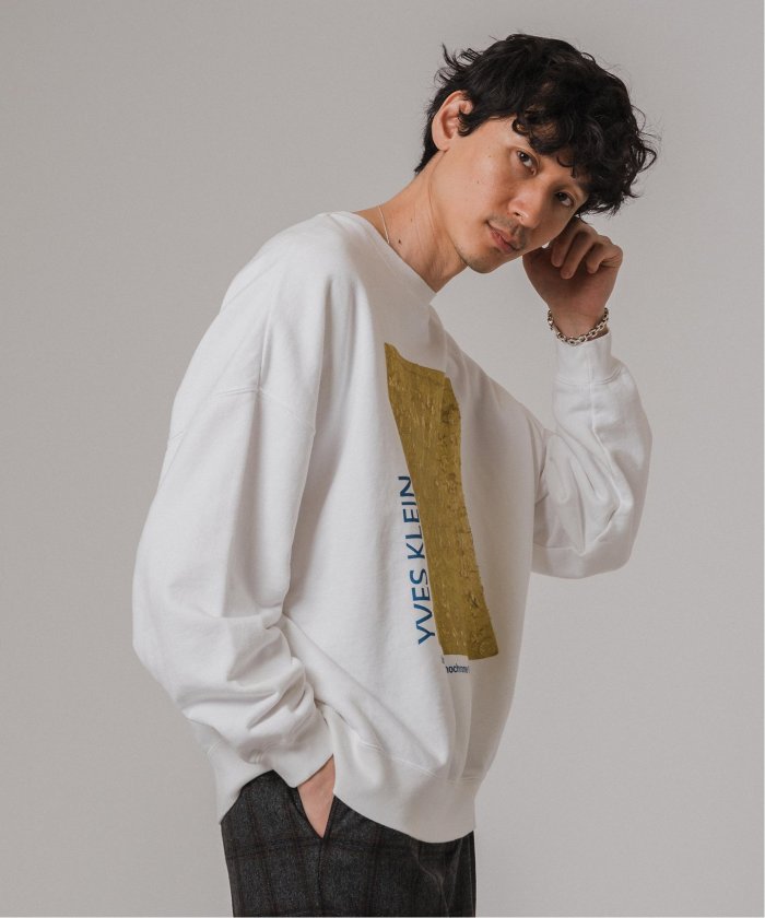 セール 30%OFF】Yves Klein 別注 プリント クルーネックスウェット(506405365) | エディフィス(EDIFICE) - d  fashion