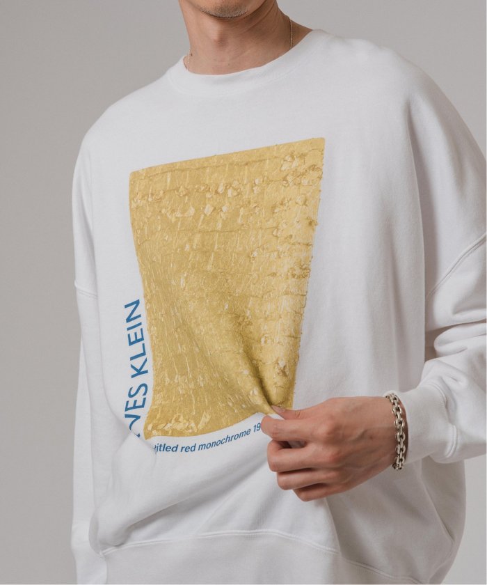 セール 30%OFF】Yves Klein 別注 プリント クルーネックスウェット(506405365) | エディフィス(EDIFICE) - d  fashion