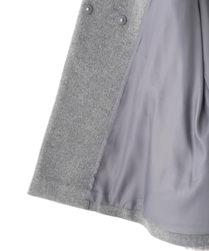 セール】フェイクファースリーブハーフコート 24AW(506514600 セール】フェイクファースリーブハーフコート 24AW(506514600