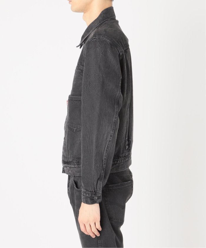 EDIFICE別注 Levi's Trucker Jacket 506 サイズS Levi's(リーバイス) 30th 別注 Type 1 Trucker Jacket BLACK
