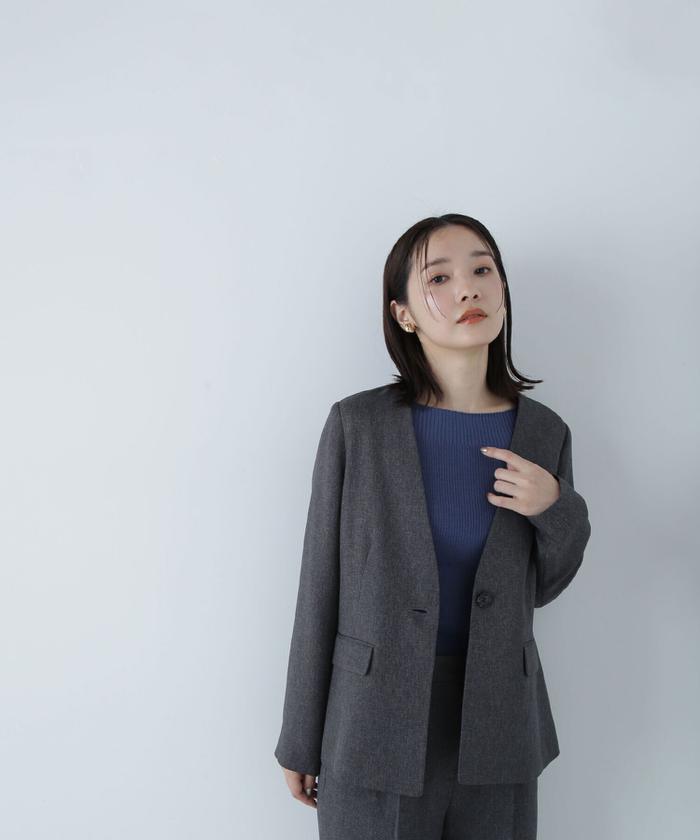 クラッシー SETUP ノーカラージャケット | NATURAL BEAUTY BASIC