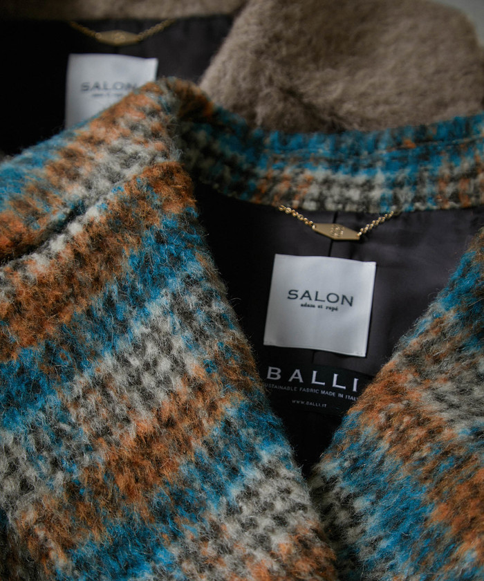 BALLI (バリ)シャギービックカラーPコート BALLI (バリ)シャギービックカラーPコート(506645786) | サロン