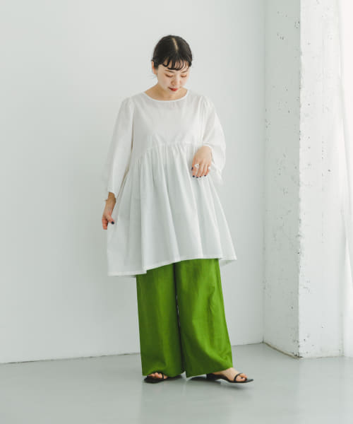 【アイテムズ アーバンリサーチ（レディース）】ボリュームギャザーチュニック ITEMS URBANRESEARCH（アイテムズ アーバンリサーチ）の