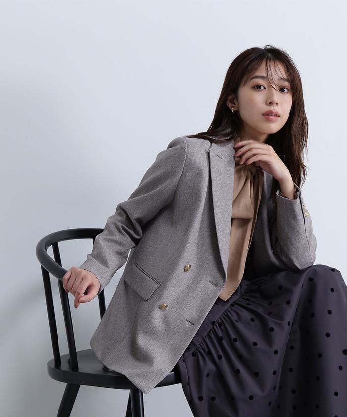 ダブルブレストボクシージャケット 24AW(506514602 ダブルブレストボクシージャケット 24AW(506514602