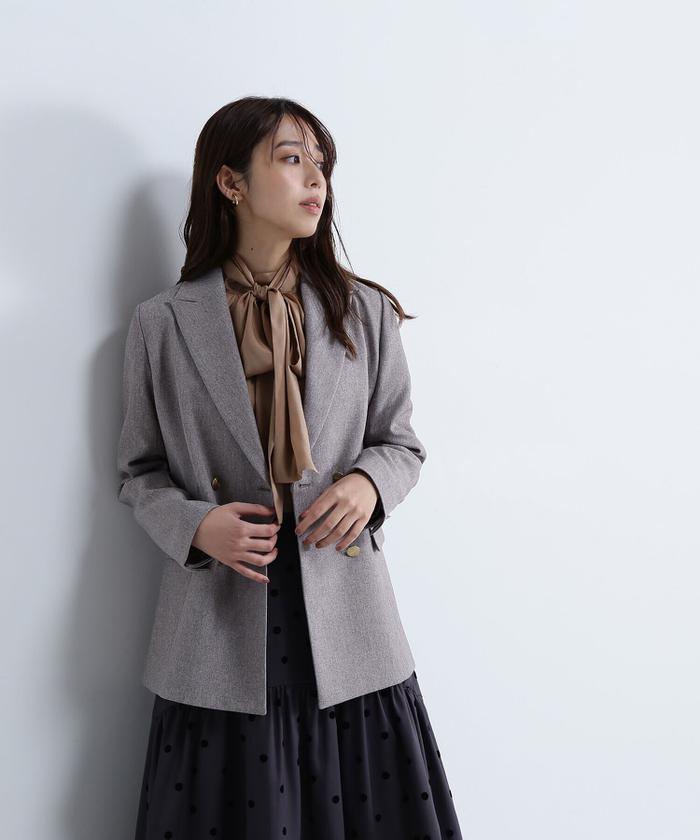 ダブルブレストボクシージャケット 24AW(506514602 ダブルブレストボクシージャケット 24AW(506514602