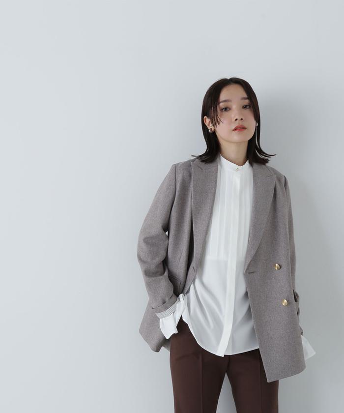 ダブルブレストボクシージャケット 24AW(506514602 ダブルブレストボクシージャケット 24AW(506514602