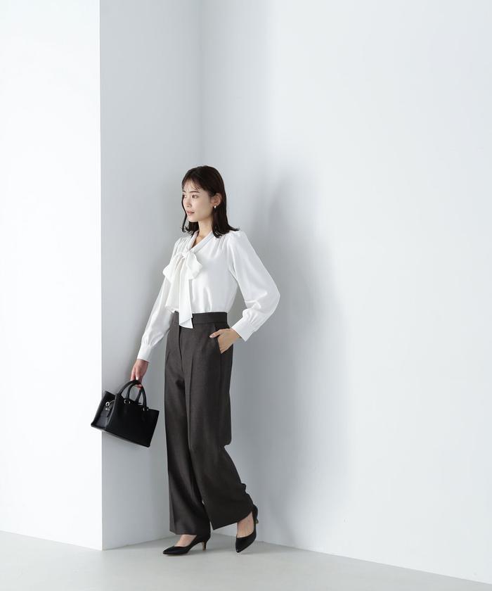 シャークスキン SETUP ワイドパンツ 24AW(506567580