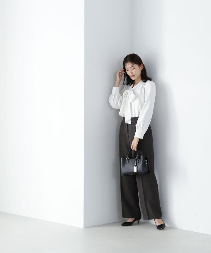 シャークスキン SETUP ワイドパンツ 24AW(506567580
