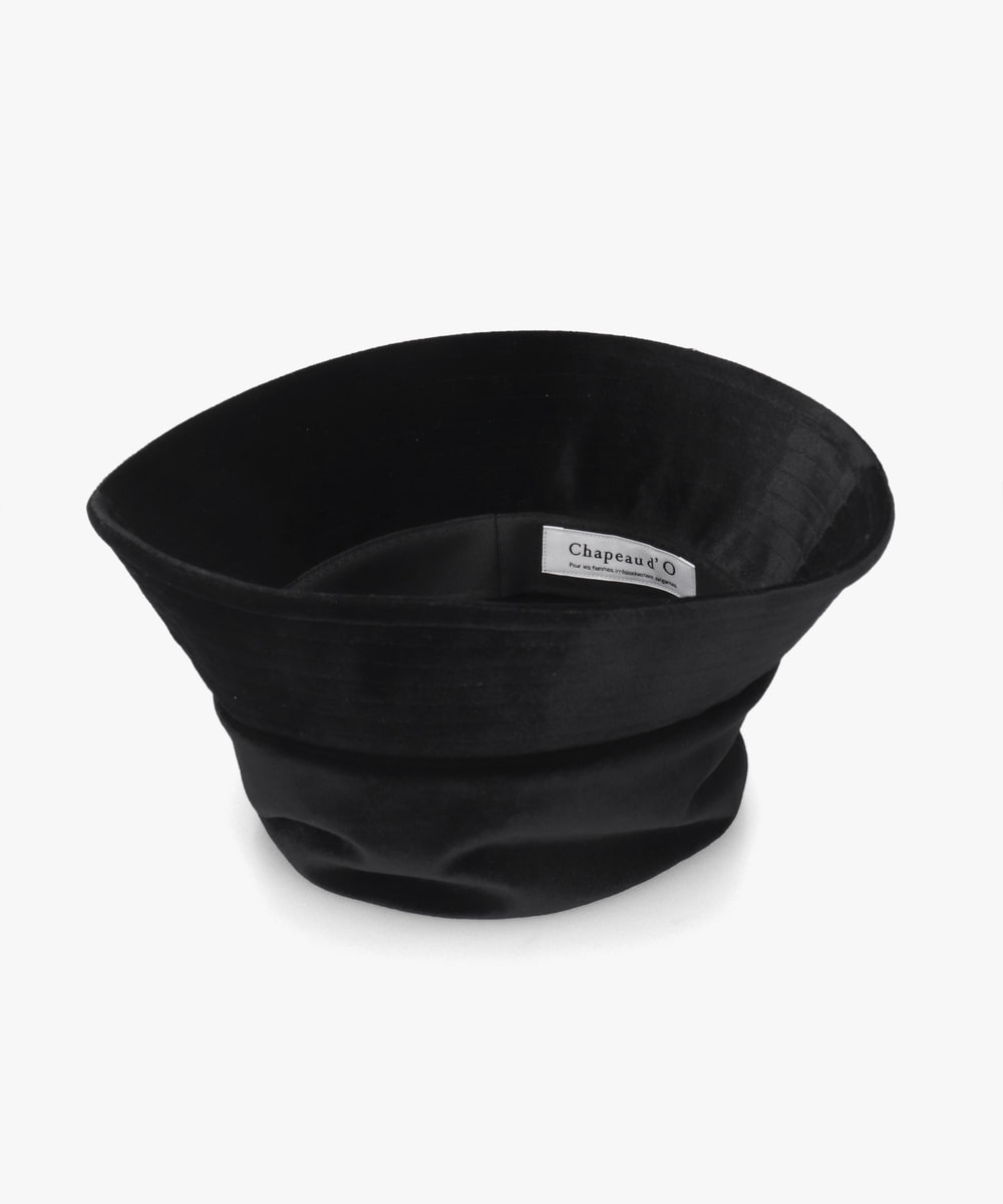 Chapeau d' O ボアバケットハット バケットハット ボア帽子 レディース帽子 ボアハット 無地