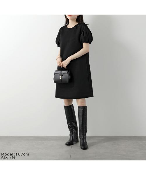 'S Max Mara　エスマックスマーラ　ドレス　ワンピース　美シルエット　黒 S Max Mara エスマックスマーラ ドレス ワンピース 美シルエット