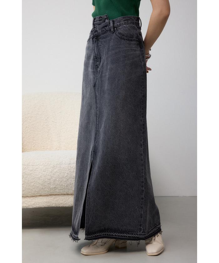 セール 20%OFF】AZUL DENIM オーバーラップロングスカート(506653089) | アズールバイマウジー(AZUL by moussy)  - d fashion