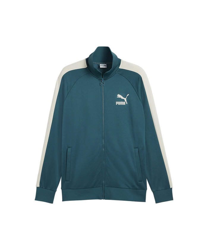 希少PUMA T7 トラックジャケット ワンポイントロゴ イエロー PUMA公式】メンズ ザ ネヴァーウォーン IV T7 トラックジャケット