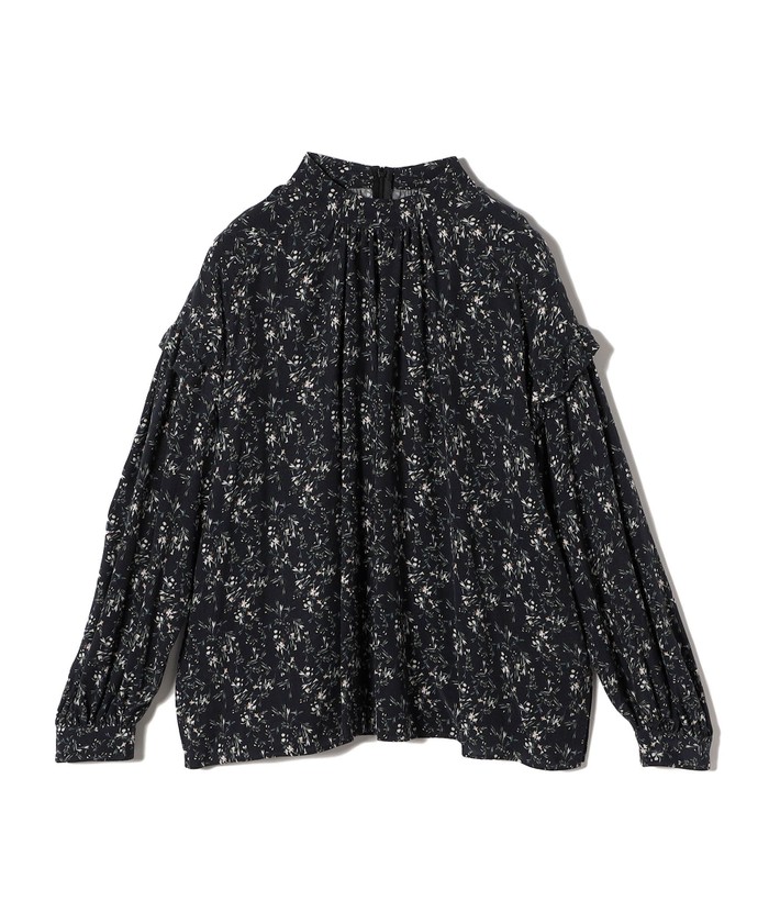 ISABEL MARANT EYDEN レーヨン プリントロングスリーブブラウス