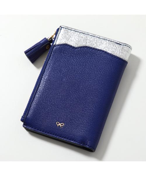 セール】ANYA HINDMARCH 二つ折り財布 Folding Wallet Crunch セール】ANYA HINDMARCH 二つ折り財布 Folding Wallet Crunch
