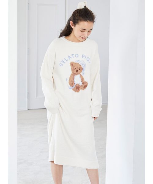 セール 30%OFF】GOOD NIGHT BEAR ジャガードワンピース