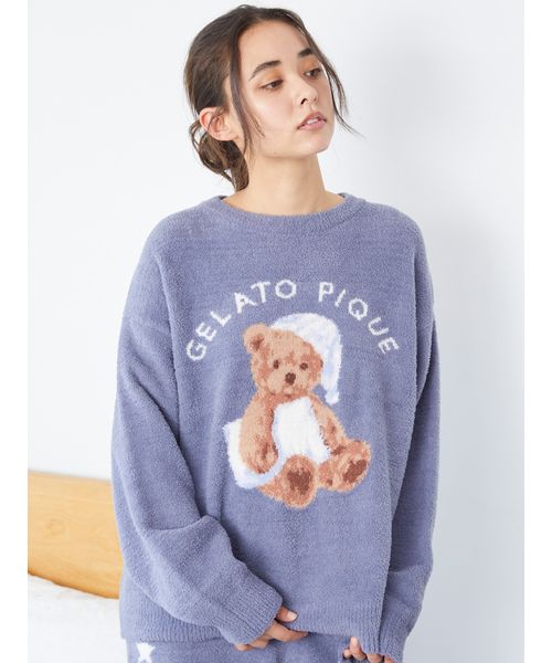 セール 30%OFF】GOOD NIGHT BEAR ジャガードプルオーバー セール 30%OFF】GOOD NIGHT BEAR ジャガードプルオーバー