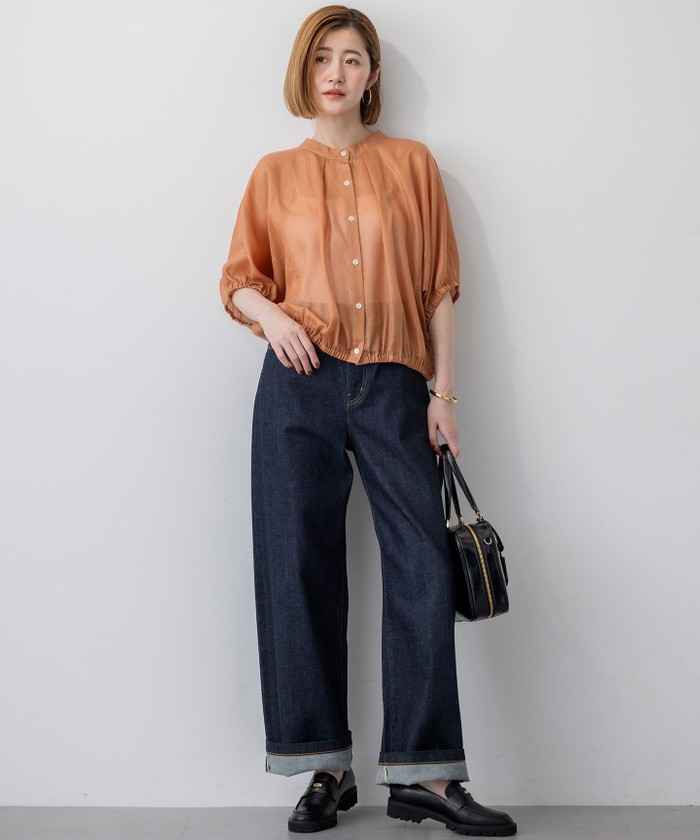 Oggi3月号掲載/新色追加/洗える】23区DENIM ストレッチ ワイド