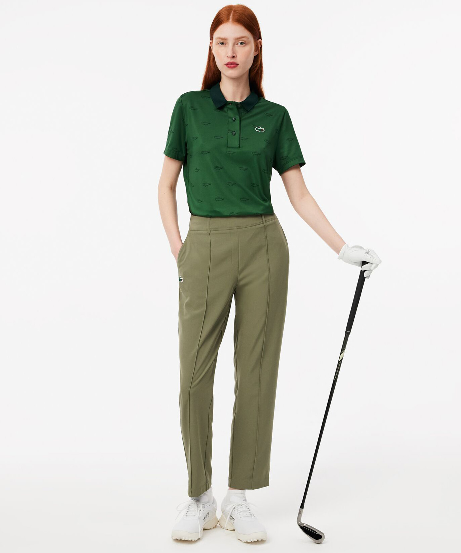 ラコステ LACOSTE センタークリースゴルフパンツ(505909805