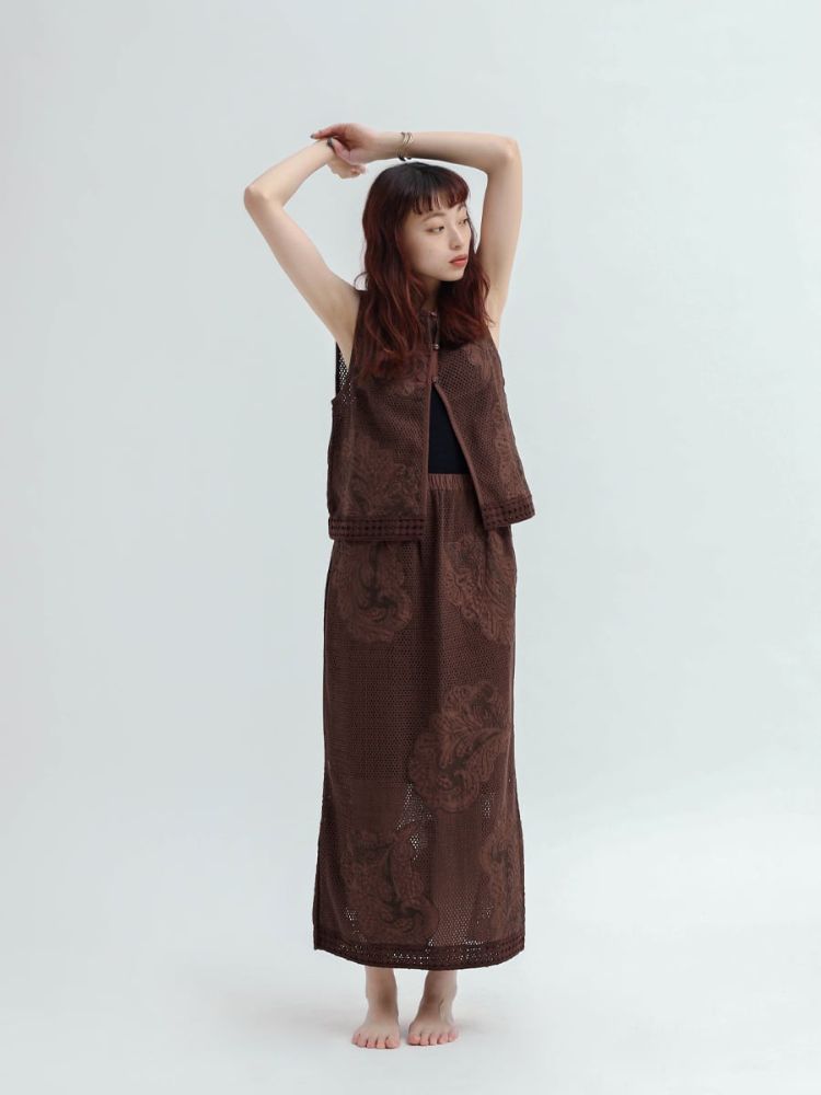 セール 20%OFF】ラディエイト RADIATE インドコットン刺繍ベスト