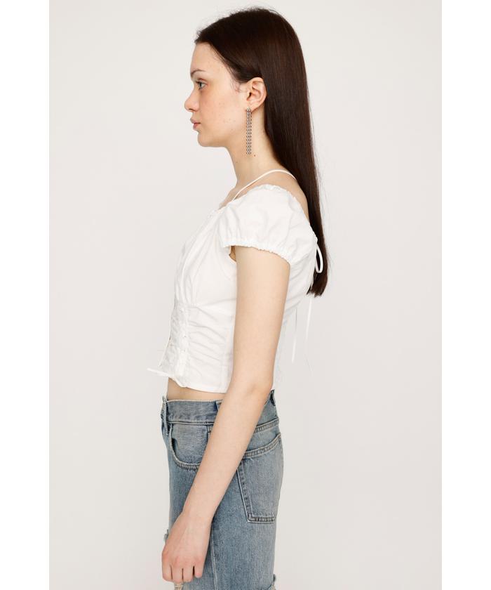 FRONT LACE UP ブラウス(506661659) | スライ(SLY) - d fashion