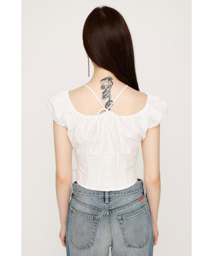 FRONT LACE UP ブラウス(506661659) | スライ(SLY) - d fashion
