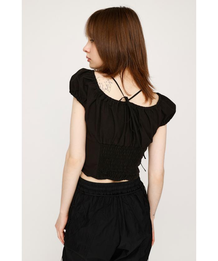 FRONT LACE UP BL フロント レース アップ ブラウス（シャツ
