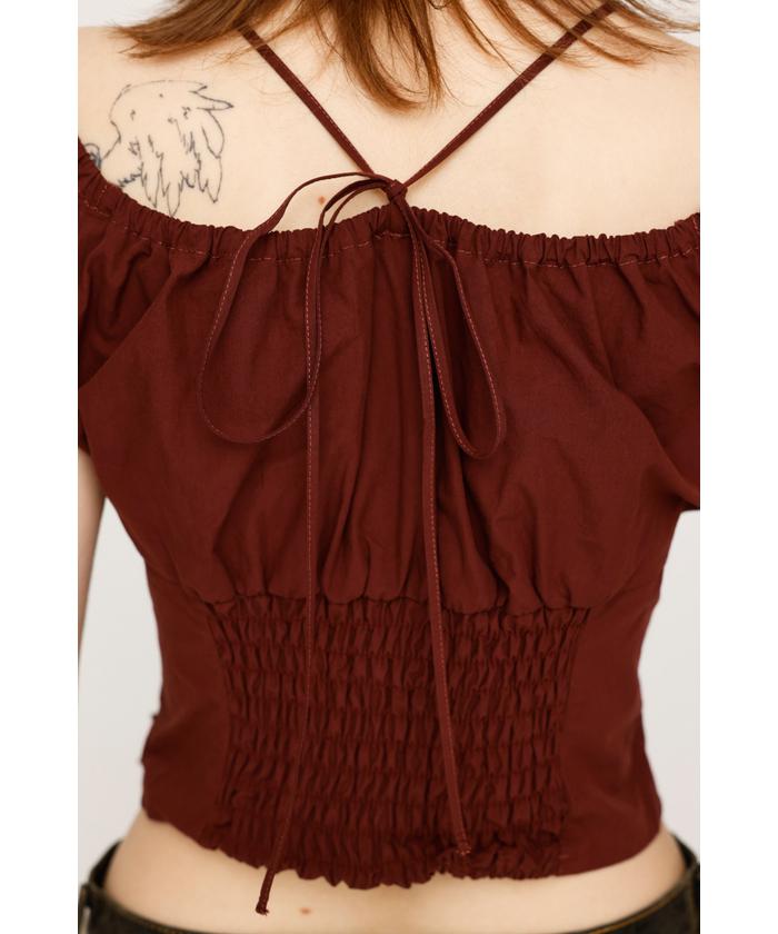 FRONT LACE UP ブラウス(506661659) | スライ(SLY) - d fashion
