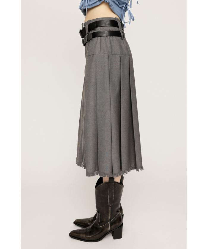 通販でクリスマス PLEATS ZIP 20%OFF】SIDE セール スカート(506661667) スライ | スカート