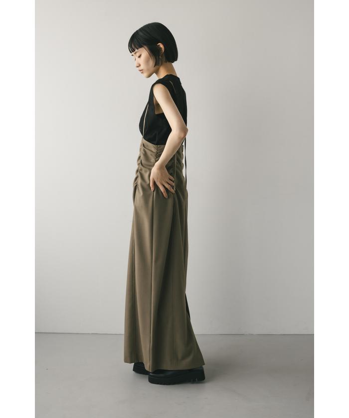 セール 30%OFF】シャーリングサスペンダースカート(506661707