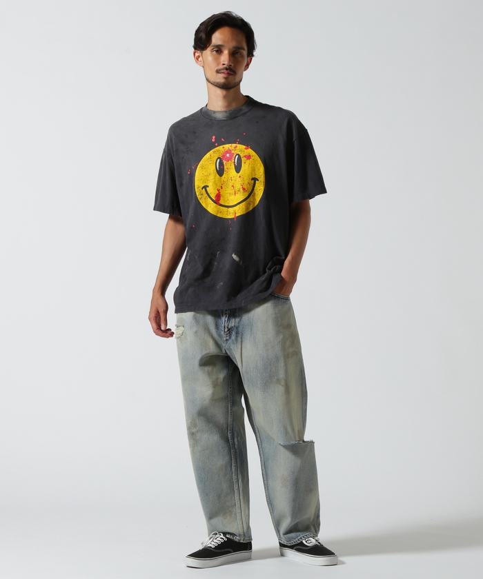 すぐ届く◆READYMADE レディメイド◆SMILE スマイル Tシャツ READYMADE - SS T-SHIRT SMILE / スマイル ティーシャツ | laid-back