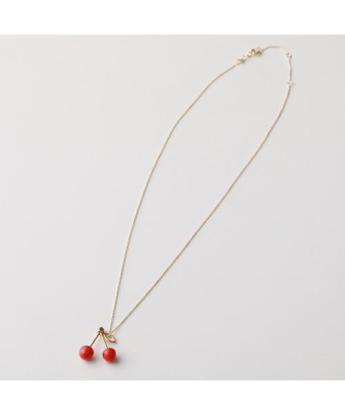 【ALIITA】CEREZA チェリー ゴールド コーラル ネックレス aliita-necklace-cherries-gold-