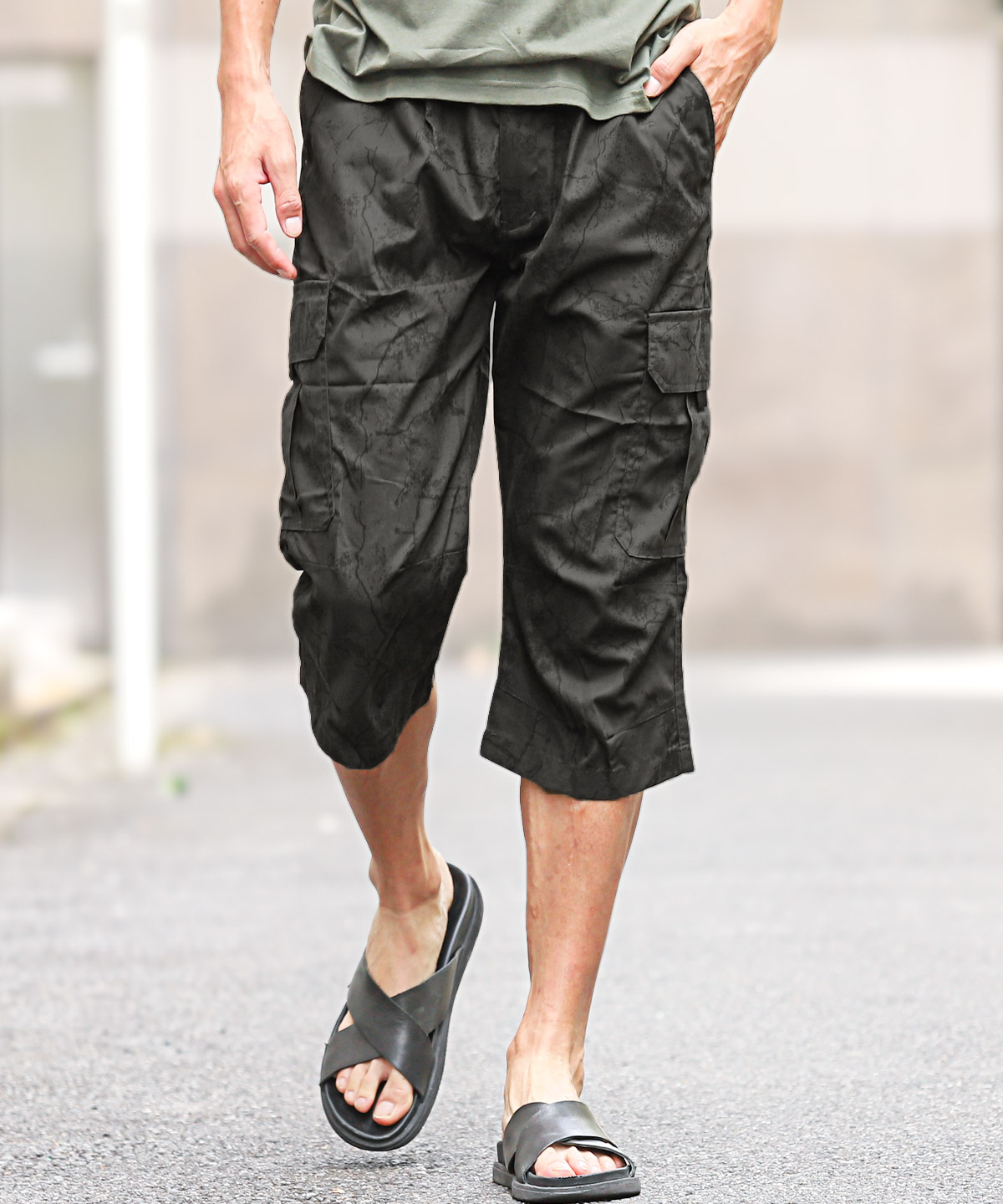 ラグスタイル LUXSTYLE 7分丈カーゴパンツ/カーゴパンツ 7分丈