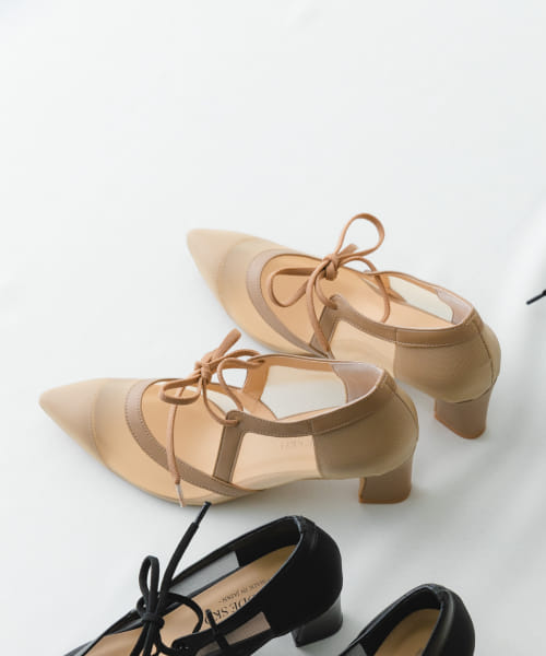 MADE IN JAPAN』チャンキーヒールリボンパンプス(506675476