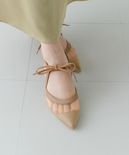 MADE IN JAPAN』チャンキーヒールリボンパンプス(506675476