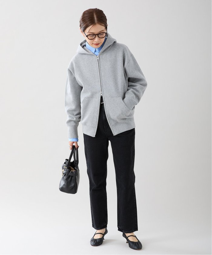 セール 30%OFF】ダブルフェイス ジップアップフーディー