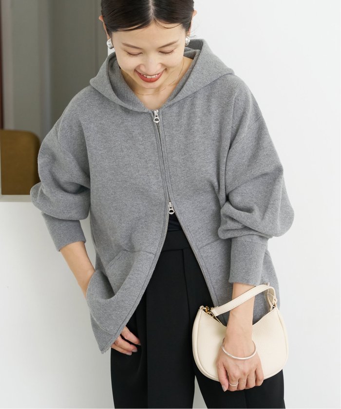 セール 30%OFF】ダブルフェイス ジップアップフーディー セール 30%OFF】ダブルフェイス ジップアップフーディー