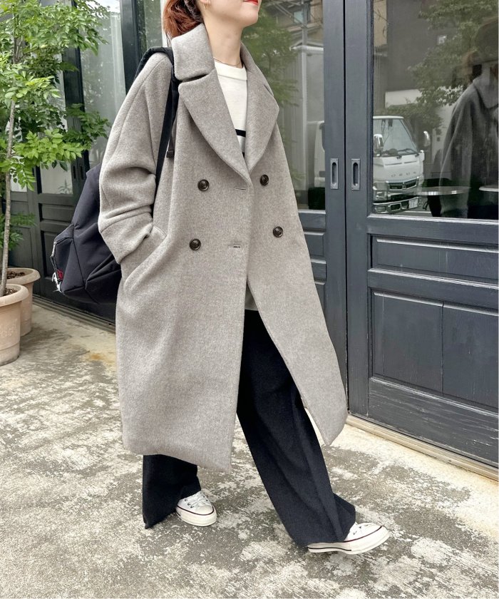 TICCA チェスターコート 0243410231 ベージュ