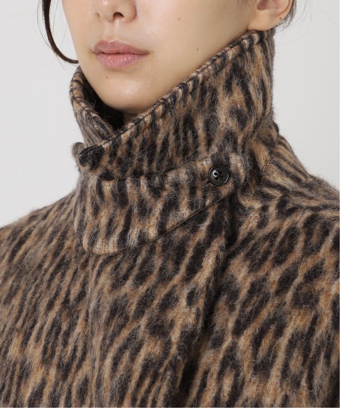 TICCA / ティッカ レオパードシャギーピーコート 0243410252