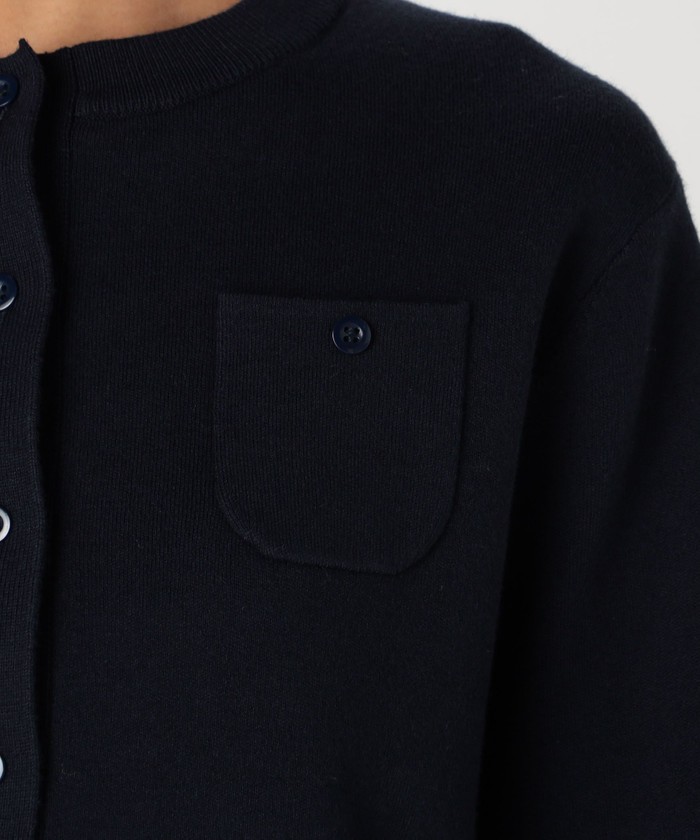 CABaN コットンカシミヤ クルーネックカーディガン(503363397 CABaN コットンカシミヤ クルーネックカーディガン(503363397