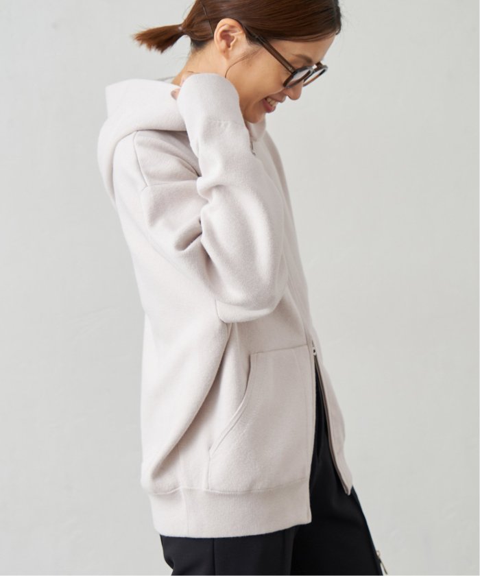 セール 30%OFF】ダブルフェイス ジップアップフーディー