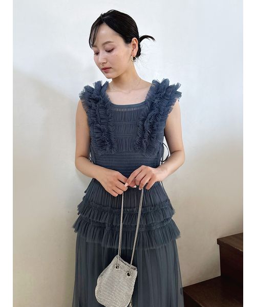 セール 50%OFF】ボリュームチュールワンピース(506687805